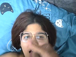 Filling Your Mouth and Face with Live Milk