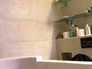 The Warm Water Makes My Nipples Hard.