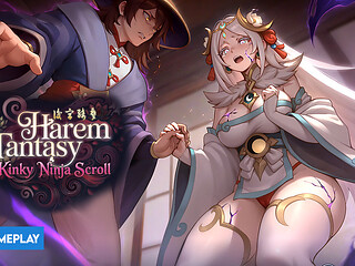 Harem Fantasy - Kinky Ninja Scroll Gameplay Part 1 - Entering the Village of Kagura