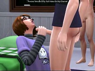 Shy Classmate Gets Her Ass Penetrated For Education - sims 4 - 3D Hentai