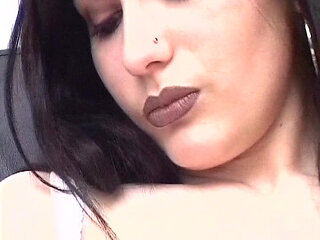 Sexy French whores masturbating in the office