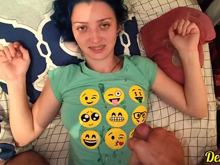 Teen Den Kris Braces Cumshot Compilation
