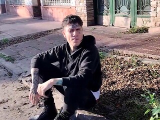 BlazeRager Pounds Busty Friend Thru Fence In Wild Threesome