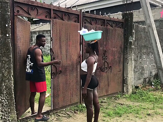 HORNY IDLE BLACK BOY AND THE SEXY PURE WATER SELLER ( BEST AFRICAN PORN MOVIE)