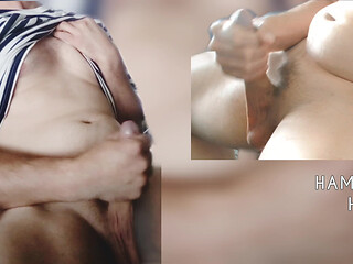 Nice Cock Wanking From Two Perspecitives With Hot Cumshot