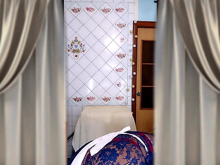 Hot Housewife Lukerya. the Beginning of a New Day.