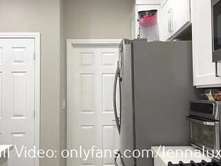 Step Mommy with big tits chats dirty then sucks cock