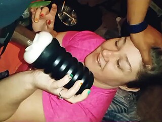 MILF gets a facial from BBC in POV fuck session