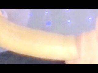 Close-up blowjob on uncut dick with a huge cum load in my mouth