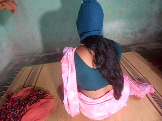 Hot Indian Couple Fucking in Village House