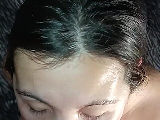 Fucked in Mouth and Sucked Dick Before Sleep