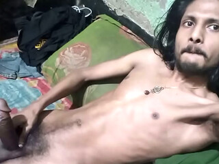 My erected cock show