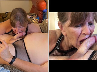 Granny Peggy Sue: Cum in Mouth Cocksucker 114 24 CAMS24M