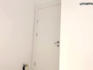 My stepbrother and I play a naughty game in his bedroom.