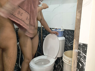 Join Tante Shower Together And Ngento In The Bathroom