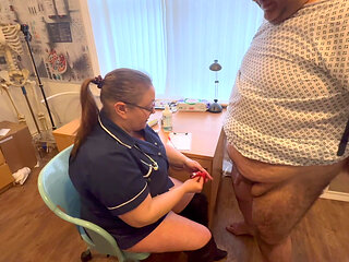 Part 1: Matron Satana and Mr Jones Anal Examination!