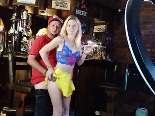 Boring Old Man and Horny Blonde