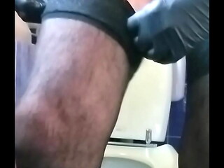 Jerk in Latex Gloves &amp_ Stockings Part 3