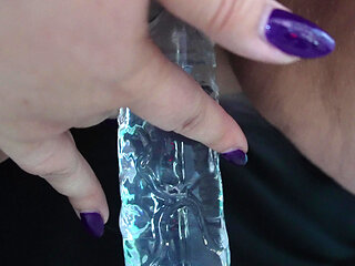 My Medium-sized Silicone Dildo and I in Hot Action