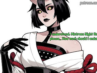 Night Rose trains a good puppet for the evil spirit (Hard CBT JOI)