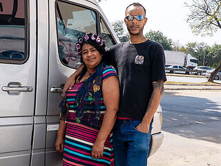 Extreme Fat Mature Anal Fucked While Driving