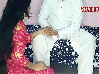 Hot Desi Bhabhi Priya Gets Rough Sucked and Fucked by Father-in-Law After New Year Party - Hindi Audio