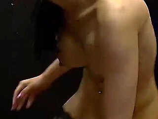 Asian Slut Deepthroats Bull Cock and Rides Hard to Cumshot!