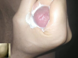 Solo Masturbation on a video call