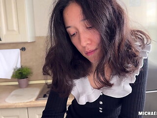 Stepmother Solves Stepson'_s Problems With The Help of Evolova Electronic Sex Doll