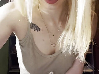 Euro slut is horny in college dorm JOI