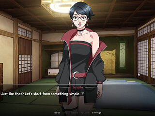 SARADA UCHIHA fucked in public in Konoha. The most powerful woman in Naruto