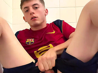 Twink Plays with His Piss and Pisses on Himself