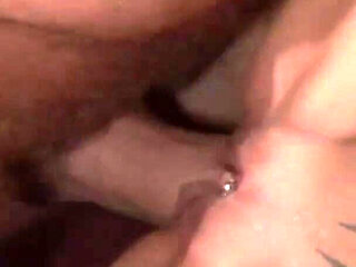 Outstanding blonde MILF gets doggystyled on the bed