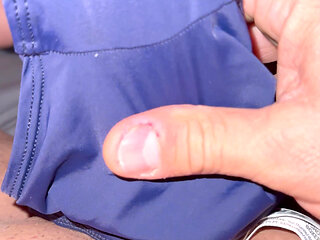 Nurses blue satin panty