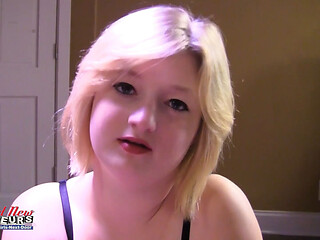 Faiths Hope Curvy Blonde Coed Sloppy Deepthroat Passionate Handjob