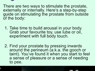 Prostate Orgasams Anal