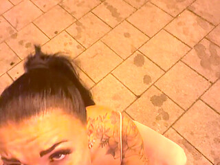 Random Blowjob at Train Station