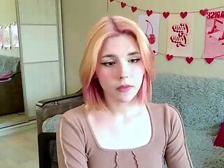 Amateur pantyhouse webcam teen strips and strokes her vagina