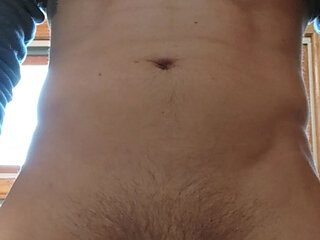 I'll show you my hard horny cock if you tell me what to do with it.