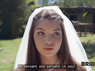 Anha Bellissima Bride Craves Steve Qs Cum on Wedding