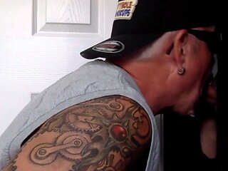 Cockhungry moustache amateur cocksucking