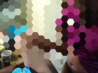 StepSon fucked saree hairpussy