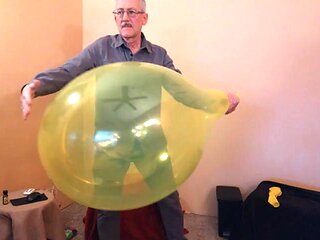 99 Qualatex 24 Balloon Jerk with Tuf-Tex 24 Cameo