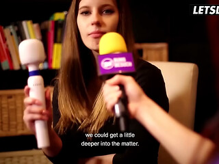 Two Girls Talk Favorite Sex Positions... Then Pull Out the Toys
