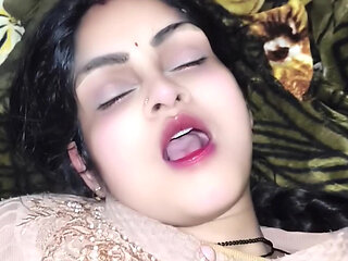 Closeup hard fucking sex video of Indian hot girl janvibhabhi