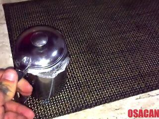 Hot young girl has fun with gifted