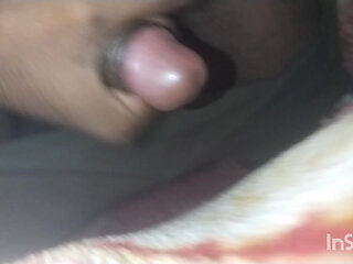 Dirty Boy Masturbating at Night From India