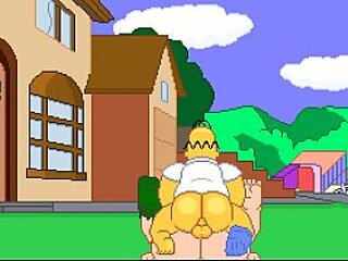 MUGEN: Homer Simpson X Peter Griffin