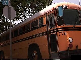 This babe is fucked by her bus driver