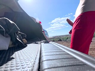 GentlyPerv Gets Offered Cuckold LadyAna in Public Parking Lot